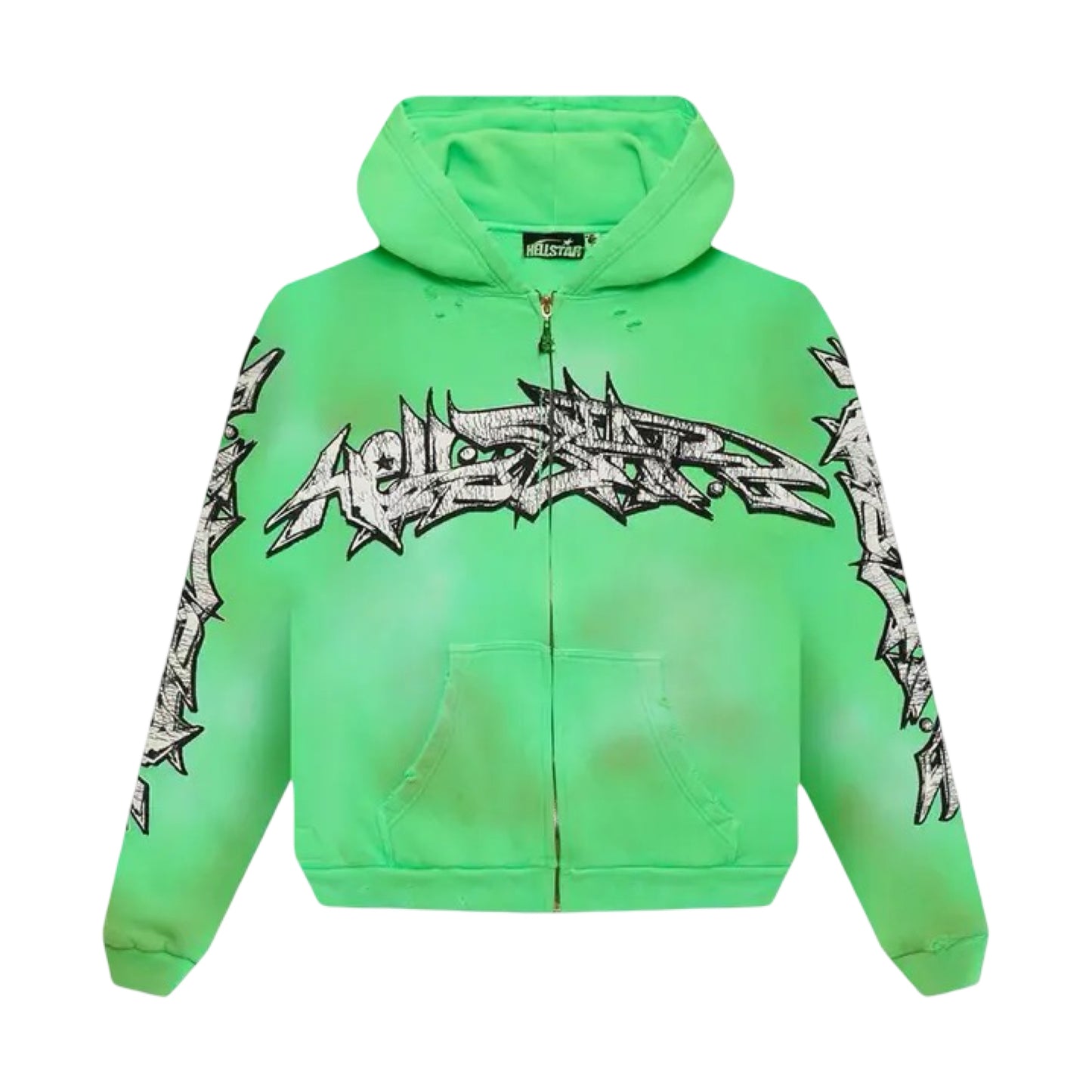 Hellstar Graffiti Zip-Up Hoodie