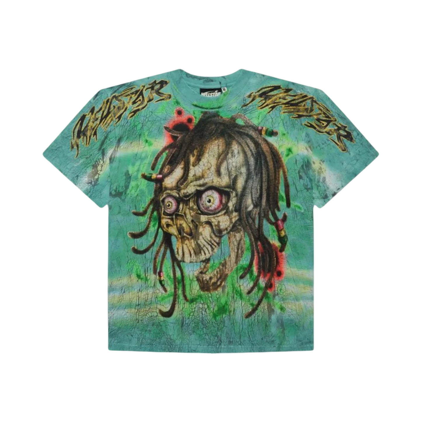 Hellstar Green Tie-Dye Tee