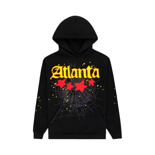Sp5der Black Atlanta Hoodie