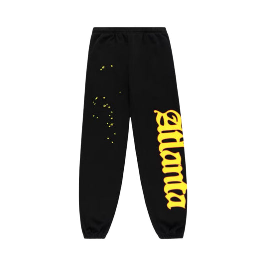 Sp5der Black Atlanta Sweatpants