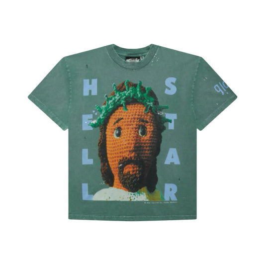 Hellstar Crochet Jesus Tee