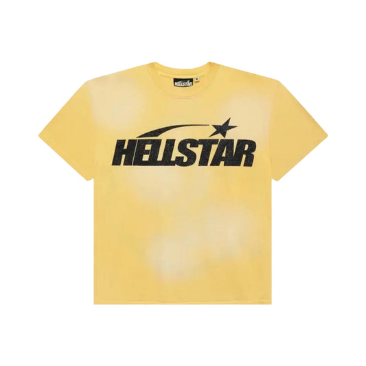 Hellstar Black Glitter Logo Tee