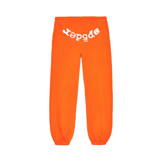 Sp5der Orange Legacy Sweatpants