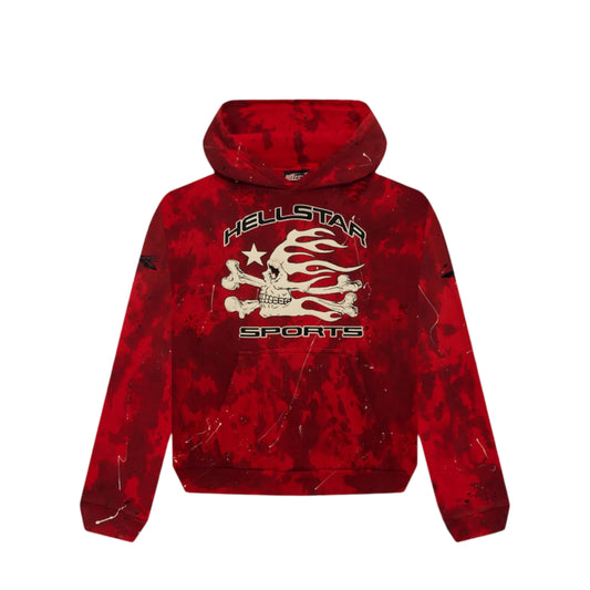 Hellstar Sports Tie-Dye Skull Hoodie